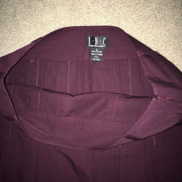 INC International Concepts Pleated Skirt 8 - Picture 3 of 5